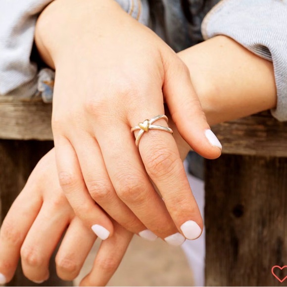 James Avery Cross Your Heart Ring - Picture 2 of 9